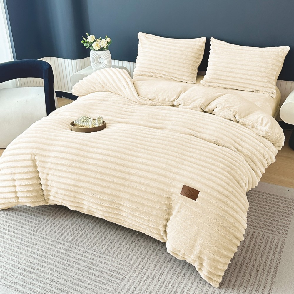 Lenjerie Cocolino pat dublu ,tip raiat,  4 piese, cu ELASTIC 180X200  LCTRC3 Lenjerii cocolino 4 piese cu ELASTIC