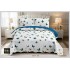 Cuvertura  pentru pat dublu din Bumbac  cu model, Matlasat, 230x250cm, CVCFT RO-10