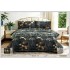 Cuvertura  pentru pat dublu din Bumbac  cu model, Matlasat, 230x250cm, CVCFT RO-11