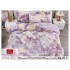 Set Lenjerie De Pat Pufoasa FLUFFY 6 piese, pat dublu,LILA DEGRADE, EL-011