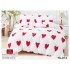 Set Lenjerie De Pat Pufoasa FLUFFY 6 piese, pat dublu, FLUTURI , EL-014