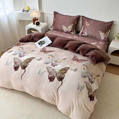 Lenjerie Cocolino 4 piese cu elastic pentru pat dublu 180X200 LCCF9
