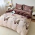 Lenjerie Cocolino 4 piese cu elastic pentru pat dublu 180X200 LCCF9