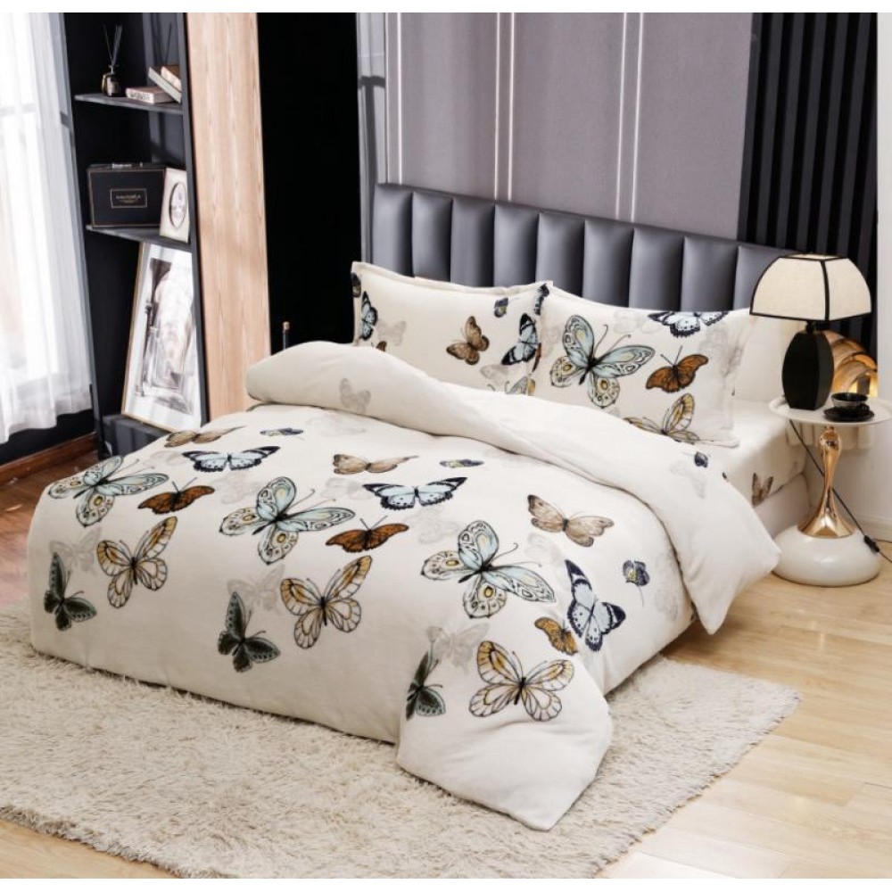 Lenjerie Cocolino 4 piese cu elastic pentru pat dublu 180X200 LCCF14 Lenjerii cocolino 4 piese cu ELASTIC