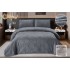 Set 3 Cuvertura dubla de lux din Catifea, Cuvertura de 230x250 cm, Cu 2 fete de perna 55 x 75cm, CVCP7