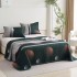 Set 3 Cuvertura dubla de lux din Catifea, Cuvertura de 230x250 cm, Cu 2 fete de perna 55 x 75cm, CVCP18