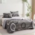 Set 3 Cuvertura dubla de lux din Catifea, Cuvertura de 230x250 cm, Cu 2 fete de perna 55 x 75cm, CVCP21