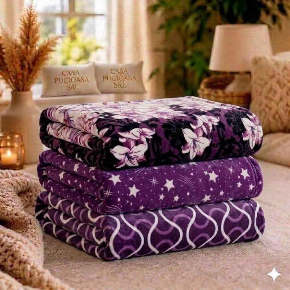 Set 3 Pături Cocolino 200x230 cm – 109 Lei | Super Pufoase și Călduroase S3PC59 PATURI COCOLINO