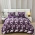 Lenjerie Cocolino pat dublu ,tip raiat,  4 piese, cu ELASTIC 180X200  LCTRS2