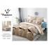 Set Lenjerie Eleganta pentru pat dublu din Bumbac Finet compus din 6 piese, Cearceaf de pat cu elastic 180x200cm+25cm, LFECO2
