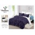 Set Lenjerie Eleganta pentru pat dublu din Bumbac Finet compus din 6 piese, Cearceaf de pat cu elastic 180x200cm+25cm, LFECO5