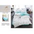 Lenjerie de Pat dublu, Bumbac Satinat Superior,4 Piese Cearceaf de pat 240 x 250 cm, Cearceaf pilota 200 x 230 cm, 2 fete de perna 55 x 75 cm, A50-1