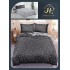 Lenjerie de Pat dublu, Bumbac Satinat Superior,4 Piese Cearceaf de pat 240 x 250 cm, A50-5