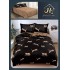 Lenjerie de Pat dublu, Bumbac Satinat Superior,4 Piese Cearceaf de pat 240 x 250 cm, A50-8