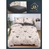 Lenjerie de Pat dublu, Bumbac Satinat Superior,4 Piese Cearceaf de pat 240 x 250 cm, A50-10