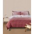 Lenjerie de Pat dublu, Bumbac Satinat Superior,4 Piese Cearceaf de pat 240 x 250 cm, A50-11