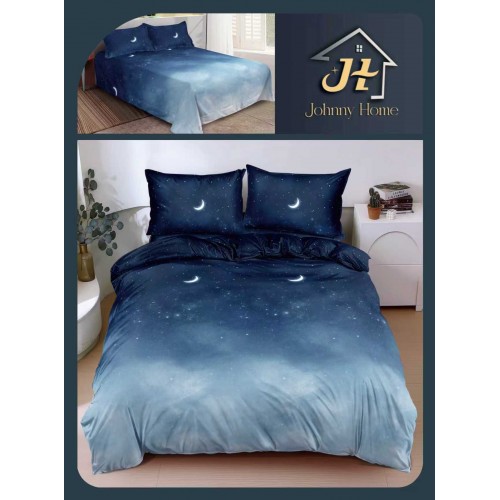 Lenjerie de Pat dublu, Bumbac Satinat Superior,4 Piese Cearceaf de pat 240 x 250 cm, A50-19