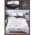 Lenjerie de Pat dublu, Bumbac Satinat Superior,4 Piese Cearceaf de pat 240 x 250 cm, A50-26