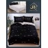 Lenjerie de Pat dublu, Bumbac Satinat Superior,4 Piese Cearceaf de pat 240 x 250 cm, A50-31