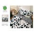 Lenjerie de Pat dublu, Bumbac Satinat Superior,4 Piese Cearceaf de pat 240 x 250 cm, A50-35