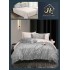 Lenjerie de Pat dublu, Bumbac Satinat Superior,4 Piese Cearceaf de pat 240 x 250 cm, A50-37