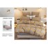 Lenjerie de Pat dublu, Bumbac Satinat Superior,4 Piese Cearceaf de pat 240 x 250 cm, A50-39