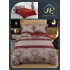 Lenjerie de Pat dublu, Bumbac Satinat Superior,4 Piese Cearceaf de pat 240 x 250 cm, A50-43