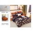 Lenjerie de Pat dublu, Bumbac Satinat Superior,4 Piese Cearceaf de pat 240 x 250 cm, A50-45