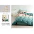 Lenjerie de Pat dublu, Bumbac Satinat Superior,4 Piese Cearceaf de pat 240 x 250 cm, A50-47