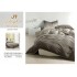 Lenjerie de Pat dublu, Bumbac Satinat Superior,4 Piese Cearceaf de pat 240 x 250 cm, A50-48