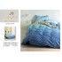 Lenjerie de Pat dublu, Bumbac Satinat Superior,4 Piese Cearceaf de pat 240 x 250 cm, A50-53