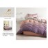 Lenjerie de Pat dublu, Bumbac Satinat Superior,4 Piese Cearceaf de pat 240 x 250 cm, A50-54