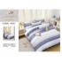 Lenjerie de Pat dublu, Bumbac Satinat Superior,4 Piese Cearceaf de pat 240 x 250 cm, A50-58