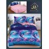 Lenjerie de Pat dublu, Bumbac Satinat Superior,4 Piese Cearceaf de pat 240 x 250 cm, A50-70