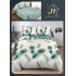 Lenjerie de Pat dublu, Bumbac Satinat Superior,4 Piese Cearceaf de pat 240 x 250 cm, A50-88