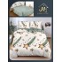 Lenjerie de Pat dublu, Bumbac Satinat Superior,4 Piese Cearceaf de pat 240 x 250 cm, A50-90