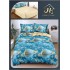 Lenjerie de Pat dublu, Bumbac Satinat Superior,4 Piese Cearceaf de pat 240 x 250 cm, A50-93