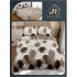 Lenjerie de Pat dublu, Bumbac Satinat Superior,4 Piese Cearceaf de pat 240 x 250 cm, A50-94
