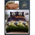 Lenjerie de Pat dublu, Bumbac Satinat Superior,4 Piese Cearceaf de pat 240 x 250 cm, A50-98