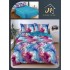 Lenjerie de Pat dublu, Bumbac Satinat Superior,4 Piese Cearceaf de pat 240 x 250 cm, A50-99