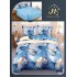 Lenjerie de Pat dublu, Bumbac Satinat Superior,4 Piese Cearceaf de pat 240 x 250 cm, A50-101