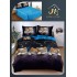 Lenjerie de Pat dublu, Bumbac Satinat Superior,4 Piese Cearceaf de pat 240 x 250 cm, A50-106