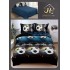 Lenjerie de Pat dublu, Bumbac Satinat Superior,4 Piese Cearceaf de pat 240 x 250 cm, A50-109