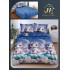 Lenjerie de Pat dublu, Bumbac Satinat Superior,4 Piese Cearceaf de pat 240 x 250 cm, A50-120