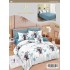 Lenjerie de pat dublu Din Finet, 6 piese, Pentru pat de 2 persoane, 240x250 cm R60-6