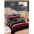 Lenjerie de pat dublu Din Finet, 6 piese, Pentru pat de 2 persoane, 240x250 cm R60-12