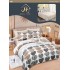 Lenjerie de pat dublu Din Finet, 6 piese, Pentru pat de 2 persoane, 240x250 cm R60-13