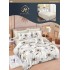 Lenjerie de pat dublu Din Finet, 6 piese, Pentru pat de 2 persoane, 240x250 cm R60-23
