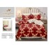 Lenjerie de pat dublu Din Finet, 6 piese, Pentru pat de 2 persoane, 240x250 cm R60-33
