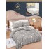 Lenjerie de pat dublu Din Finet, 6 piese, Pentru pat de 2 persoane, 240x250 cm R60-46